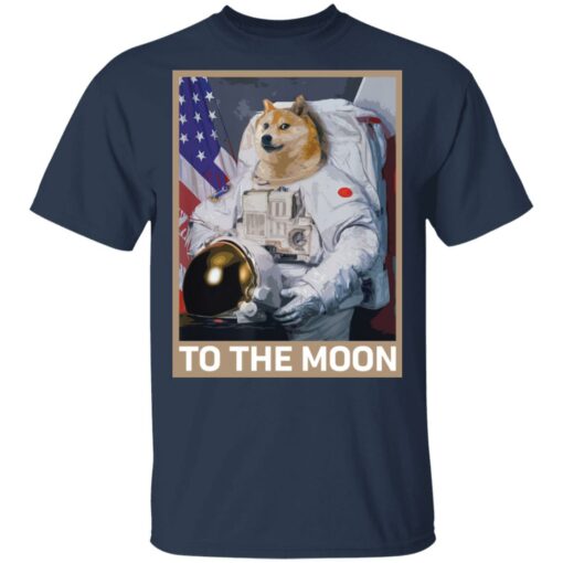 Dogecoin Astronaut to the Moon Blockchain Crypto shirt $19.95