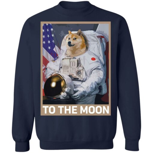 Dogecoin Astronaut to the Moon Blockchain Crypto shirt $19.95