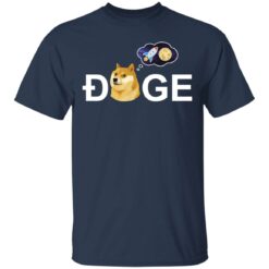 Dogecoin doge to the moon crypto meme shirt $19.95