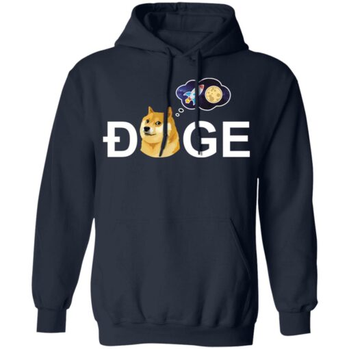 Dogecoin doge to the moon crypto meme shirt $19.95
