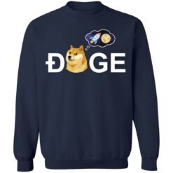 Dogecoin doge to the moon crypto meme shirt $19.95