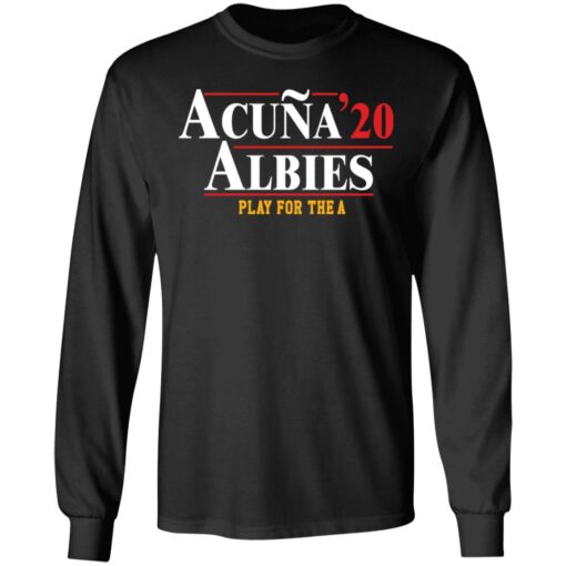 Albies Acuna 20 shirt $19.95