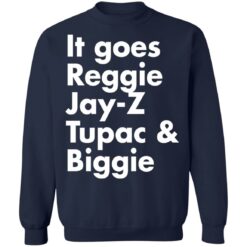 It goes Reggie Jay Z Tupac and Biggie shirt $19.95