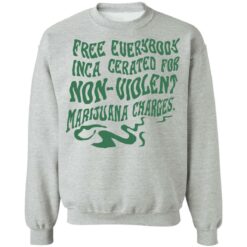 Free everybody incarcerated for nonviolent marijuana charges shirt $19.95