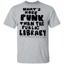 What's more punk than the public Library shirt $19.95