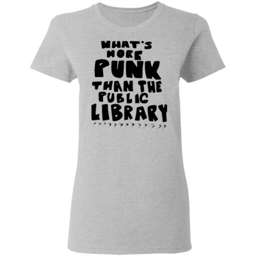 What's more punk than the public Library shirt $19.95