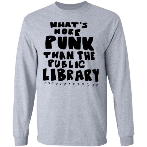 What's more punk than the public Library shirt $19.95