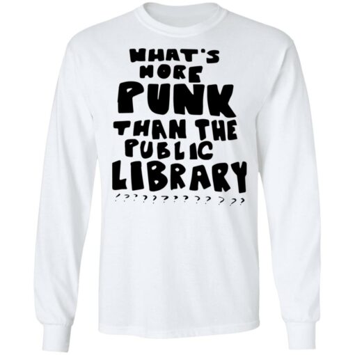 What's more punk than the public Library shirt $19.95
