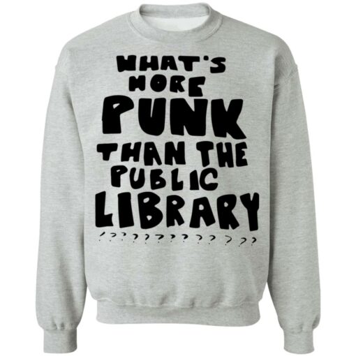 What's more punk than the public Library shirt $19.95