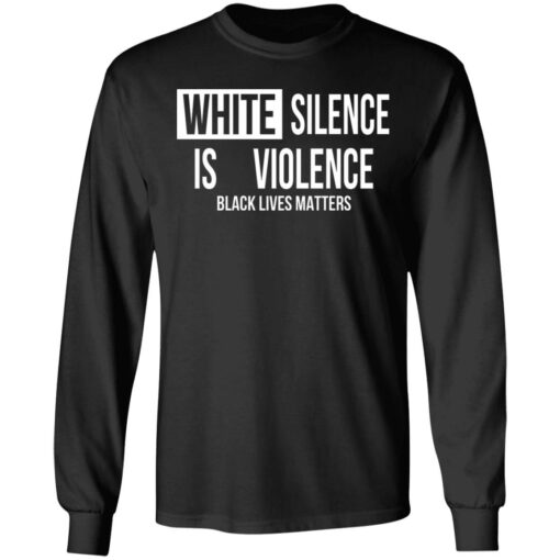 White silence is violence shirt $19.95