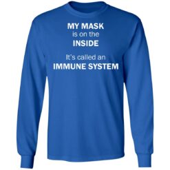 My mask is on the inside it's called an immune system shirt $19.95