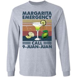 Margarita emergency call 9 juan juan shirt $19.95