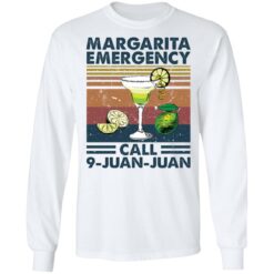 Margarita emergency call 9 juan juan shirt $19.95
