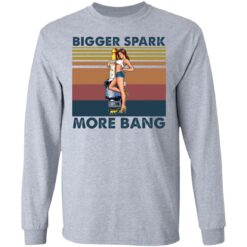 Plug pinup girl bigger spark more bang shirt $19.95