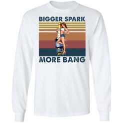 Plug pinup girl bigger spark more bang shirt $19.95