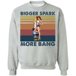 Plug pinup girl bigger spark more bang shirt $19.95
