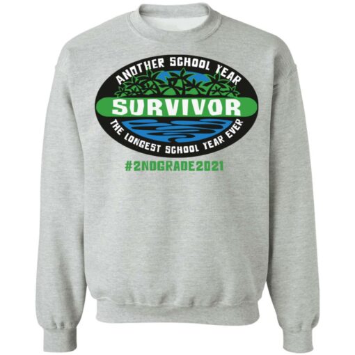 Another school year survivor the longest school year ever 2nd grade 2021 shirt $19.95