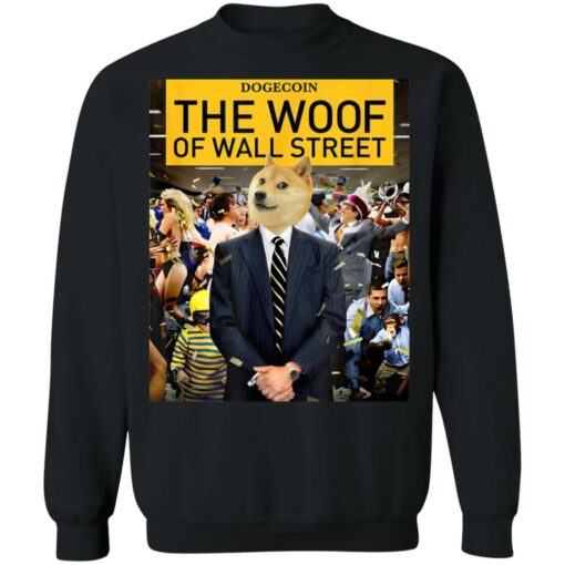 Dogecoin the woof of wall street shirt $19.95