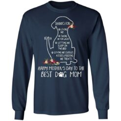 Thanks for loving me taking me for walks dog mom shirt $19.95