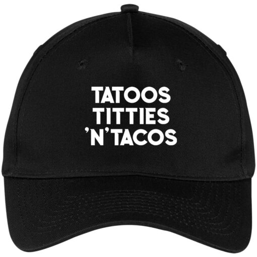 Tattoos titties n tacos hat, cap $24.75