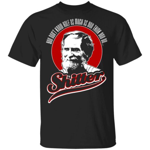 George LeBay You don't know half as much as you think you do shitter shirt $19.95 redirect05082021230508