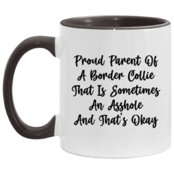 Proud parent of a border collie that is sometimes an asshole mug $17.95 redirect05092021230549 4