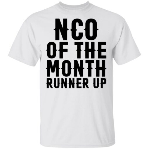 Nco of the month runner up shirt $19.95 redirect05102021000510