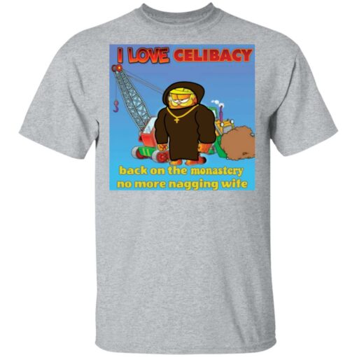 Garfield i love celibacy shirt $19.95 redirect05102021040522 1