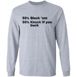 50% block ’em 50% knuck if you buck shirt $19.95 redirect05102021230542 4