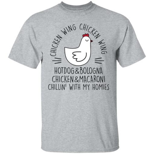 Chicken wing chicken wing hotdog and bologna shirt $19.95 redirect05112021030532 1