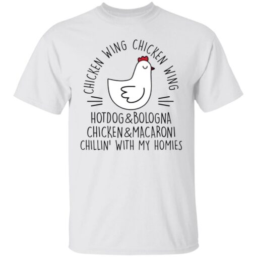 Chicken wing chicken wing hotdog and bologna shirt $19.95 redirect05112021030532