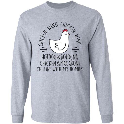 Chicken wing chicken wing hotdog and bologna shirt $19.95