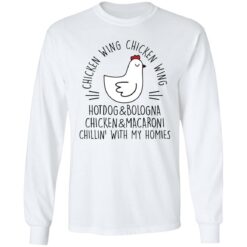 Chicken wing chicken wing hotdog and bologna shirt $19.95