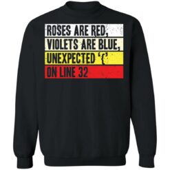 Roses are red violets are blue unexpected '{' on line 32 shirt $19.95