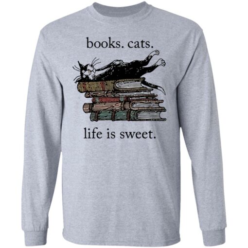 Book cats life is sweet shirt $19.95 redirect05132021050532 1