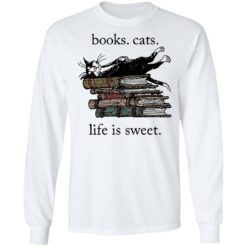 Book cats life is sweet shirt $19.95 redirect05132021050532 2