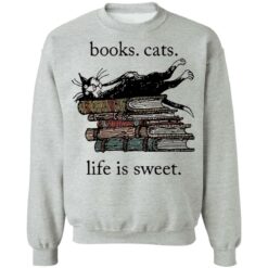 Book cats life is sweet shirt $19.95 redirect05132021050532 5