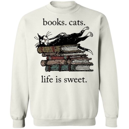Book cats life is sweet shirt $19.95 redirect05132021050532 6