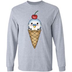 Budgie in ice cream cone shirt $19.95