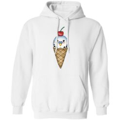 Budgie in ice cream cone shirt $19.95