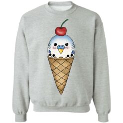 Budgie in ice cream cone shirt $19.95