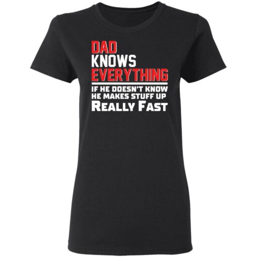 Dad knows everything if he doesn’t know he makes stuff up really fast shirt $19.95 redirect05142021030554 2
