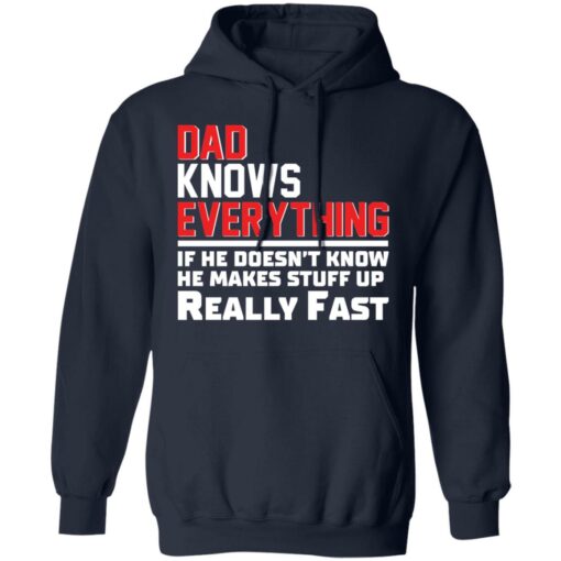 Dad knows everything if he doesn’t know he makes stuff up really fast shirt $19.95 redirect05142021030554 7