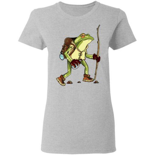 Cute frog hiker toad cottagecore aesthetic goblincore shirt $19.95 redirect05172021000559 3