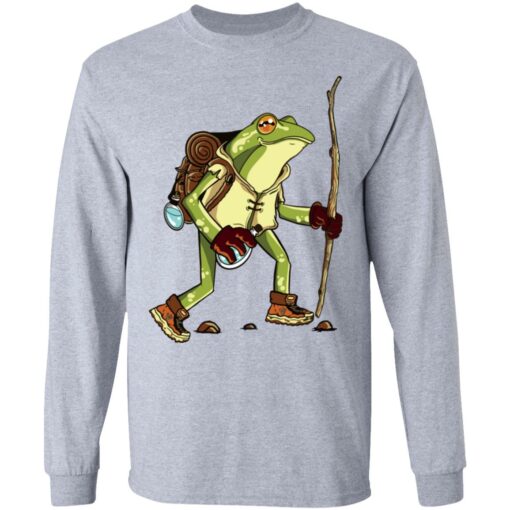 Cute frog hiker toad cottagecore aesthetic goblincore shirt $19.95