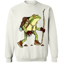 Cute frog hiker toad cottagecore aesthetic goblincore shirt $19.95