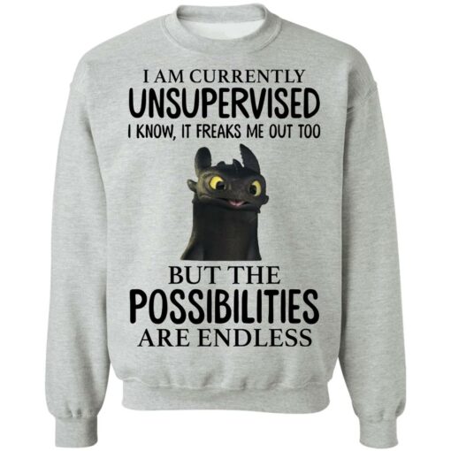Toothless i’m currently unsupervised i know it freaks me out too shirt $19.95 redirect05172021030533 8