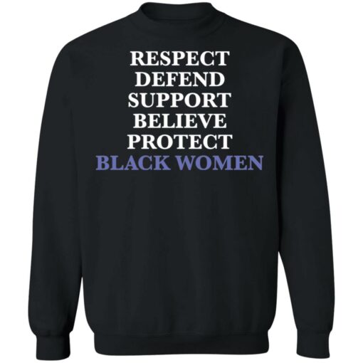 Respect defend support believe protect black women shirt $19.95 redirect05172021230559 8