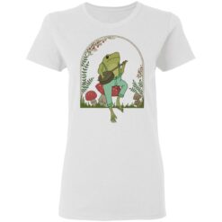 Frog Playing Banjo on Mushroom shirt $19.95