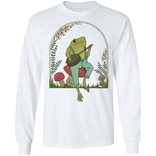 Frog Playing Banjo on Mushroom shirt $19.95